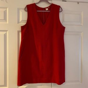 Gap v neck shift dress
